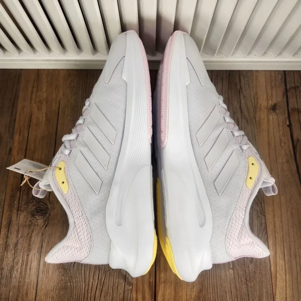 Adidas Bounce Alphaedge+ IF7286 Womens Size 9.5 Gray Pink Running Sneakers Shoes - Picture 6 of 11